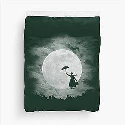 Mary Poppins Moon Duvet Cover