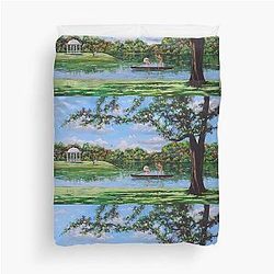 Mary Poppins in the Park Duvet Cover