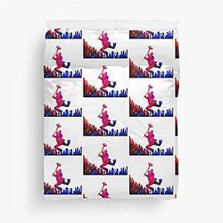 Mary Poppins Bert Watercolor Design Duvet Cover