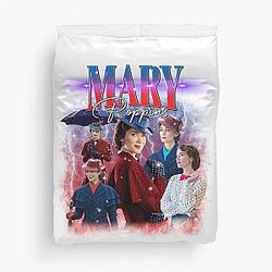 Bootleg Retro Mary Poppins Duvet Cover