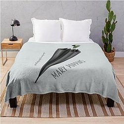 Mary Poppins Alternative Movie Poster Throw Blanket