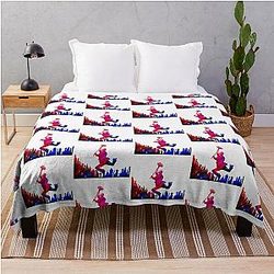 Mary Poppins Bert Watercolor Design Throw Blanket