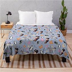 Mary Poppins Pattern Throw Blanket
