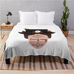 Mary Poppins Throw Blanket