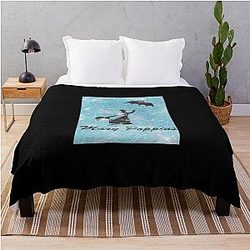 Mary Poppins Graphic Throw Blanket