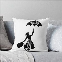 Mary Poppins Throw Pillow