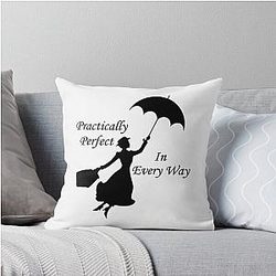 Mary Poppins - practically perfect throw pillow