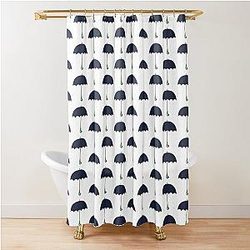 Mary Poppins Umbrella Shower Curtain