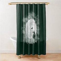 Mary Poppins Moon Shower Curtain