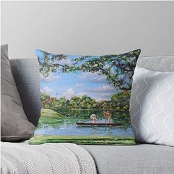 Mary Poppins Park Throw Pillow