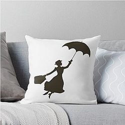 Mary Poppins Throw Pillow