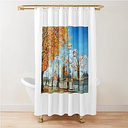 Mary Poppins painting Supercalifragilistic Shower Curtain