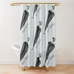 Mary Poppins Alternative Poster Shower Curtain