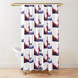 Mary Poppins Bert Watercolor Design Shower Curtain
