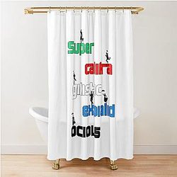 Mary Poppins Supercalifragilistic Shower Curtain
