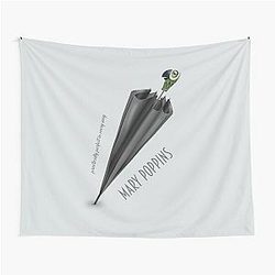 Mary Poppins Alternative Movie Poster Tapestry
