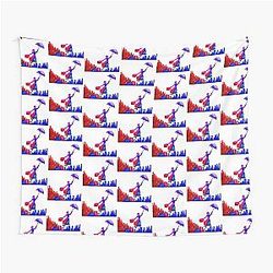 Mary Poppins Watercolor Design Tapestry