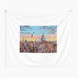 Mary Poppins and Bert Tapestry