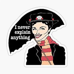 Julie Andrews Mary Poppins Sticker