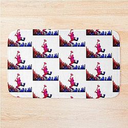 Mary Poppins Watercolor Design Bath Mat