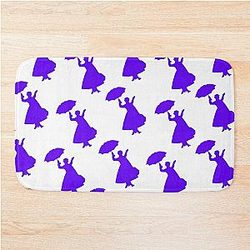 Mary Poppins Pattern Bath Mat