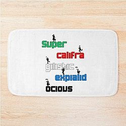 Mary Poppins Supercalifragilistic Bath Mat