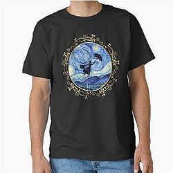Mary Poppins Starry Night Golden Floral Frame Classic T-Shirt