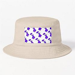 Mary Poppins Pretty Purple Pattern Bucket Hat