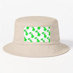 Mary Poppins Green Pattern Bucket Hat