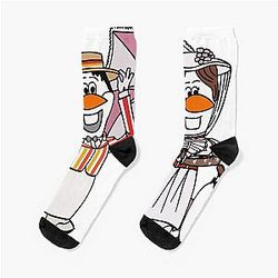 Olaf as Mary Poppins Socks