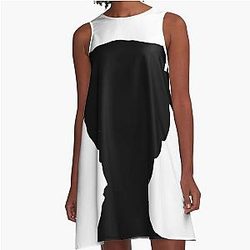 Mary Poppins Silhouette A-Line Dress