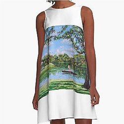 Mary Poppins Park A-Line Dress