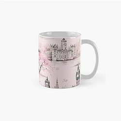 Mary Poppins Cherry Lane London Pink Toile Classic Mug