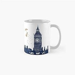 Mary Poppins and Big Ben Linocut Mug