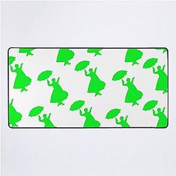Mary Poppins Pretty Green Pattern Desk Mat