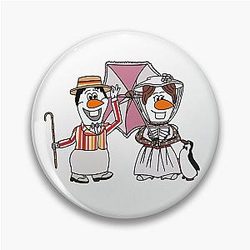 Olaf as Mary Poppins