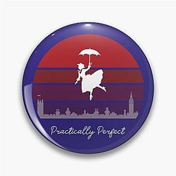 Mary Poppins Vintage Sunset Pin