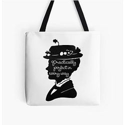 Practically Perfect Mary Poppins All Over Print Tote