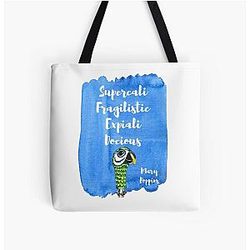 Mary Poppins All Over Print Tote Bag