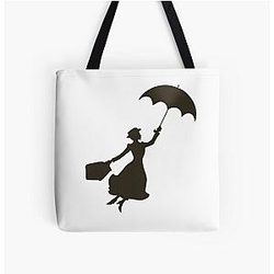 Mary Poppins All Over Print Tote Bag
