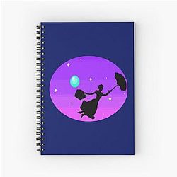 Mary Poppins Spiral Notebook