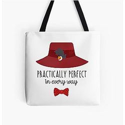 Mary Poppins Returns Practically Perfect in Every Way All Over Print Tote Bag