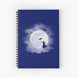 Mary Poppins Spiral Notebook