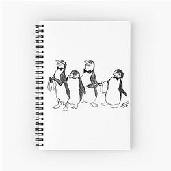 Penguins from Mary Poppins Sketch Notebook
