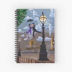 Mary Poppins London Spiral Notebook