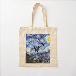 Mary Poppins Starry Night Cotton Tote Bag