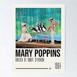 Mary Poppins Art Movie Poster