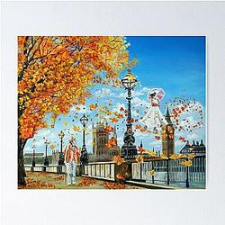 Mary Poppins painting Supercalifragilistic poster
