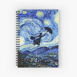 Mary Poppins Spiral Notebook