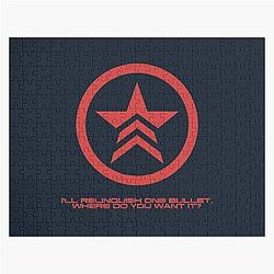 Mass Effect Commander Shepard Renegade Quote   Jigsaw Puzzle